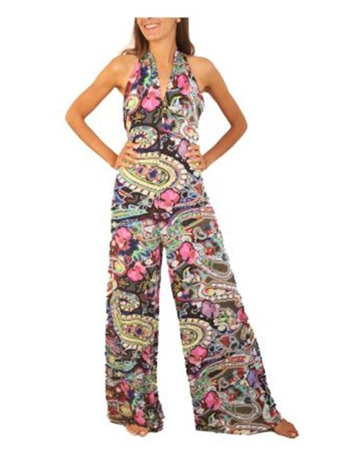 tuta elegante in jersey con fiori Capri Chic | TUTAJERSEYFIORIMULTI
